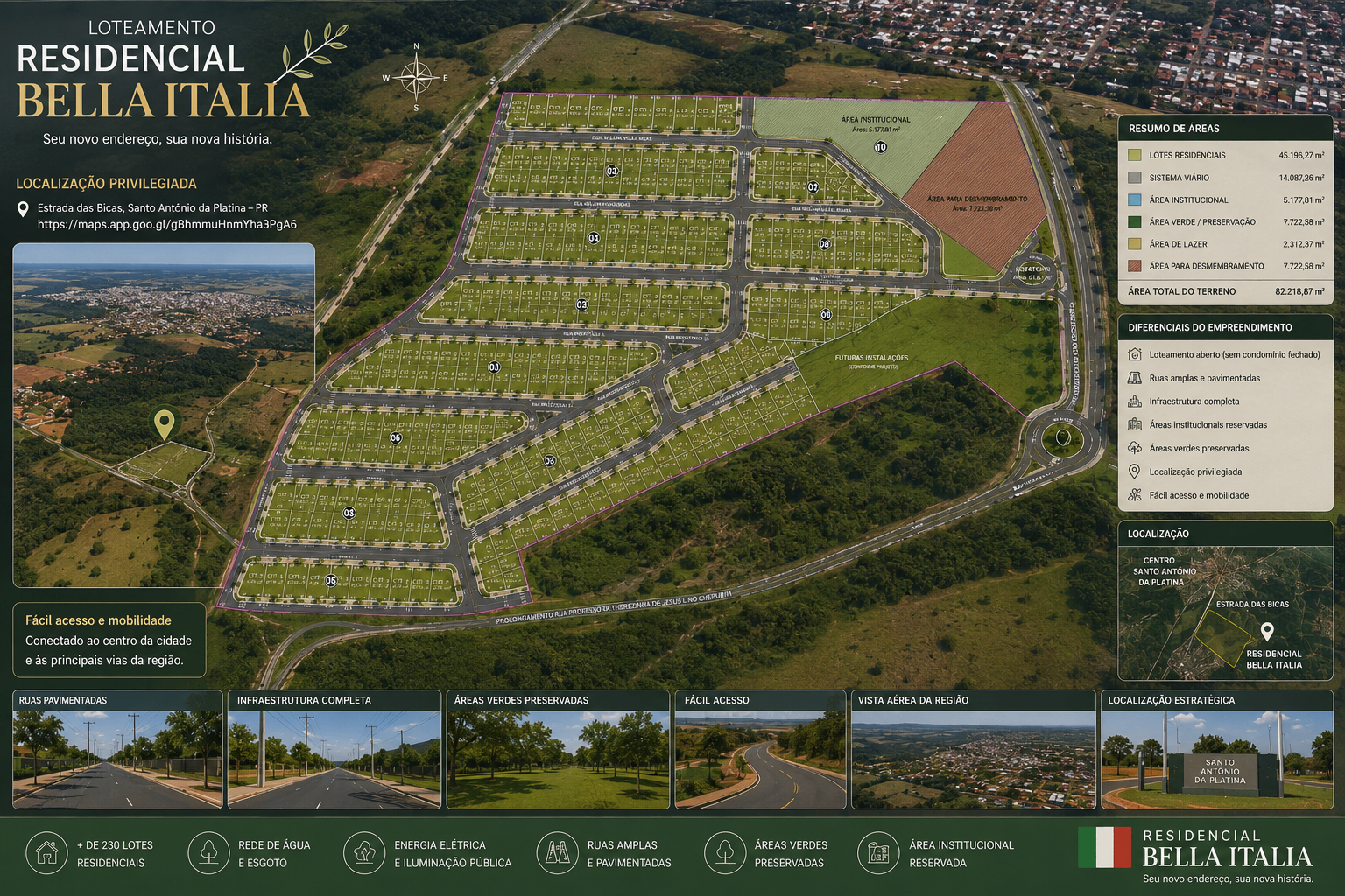 Bella Italia — Loteamento Aberto